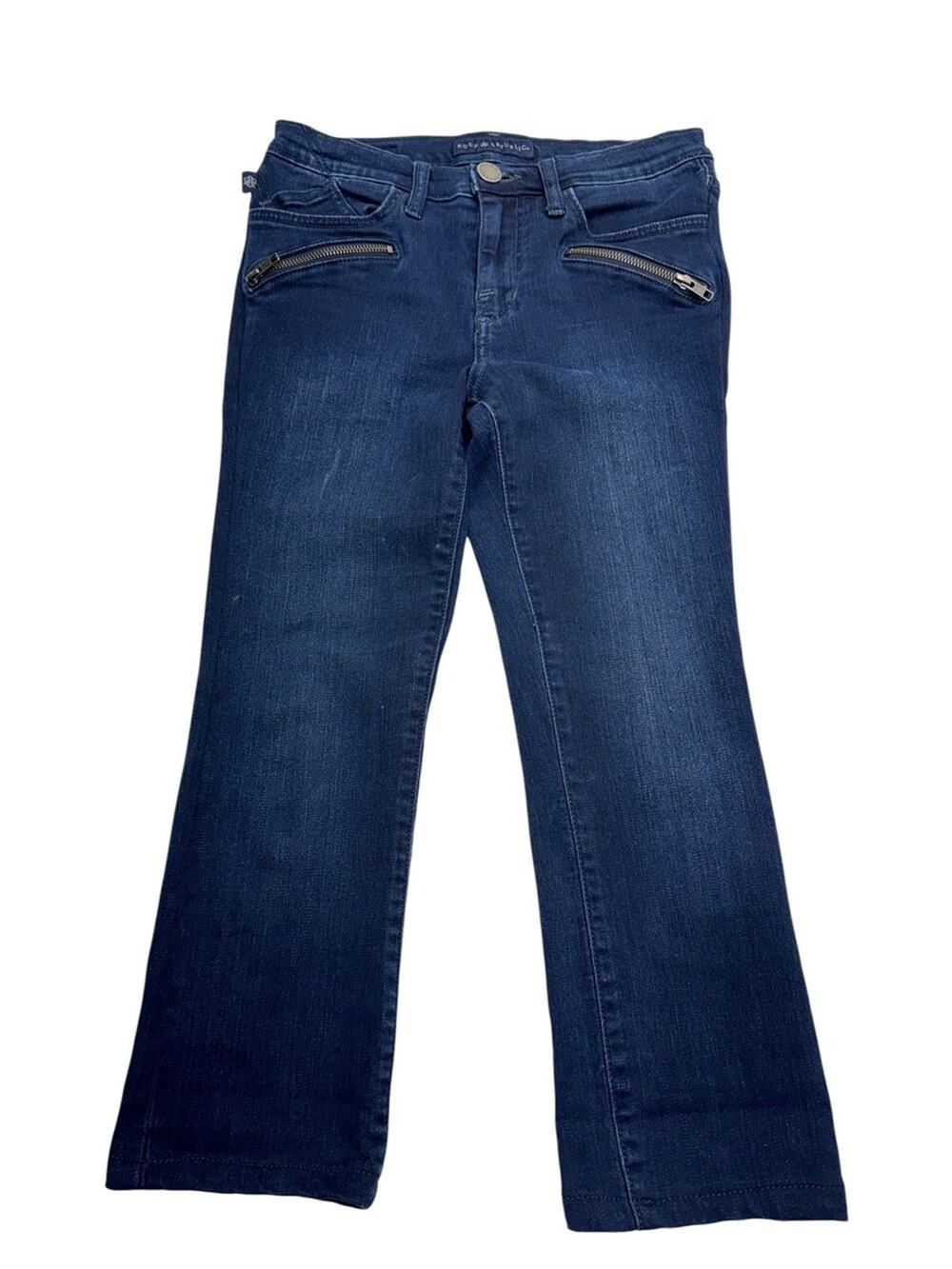 ROCK & REPUBLIC Women’s 0 Crop Blue Jeans
